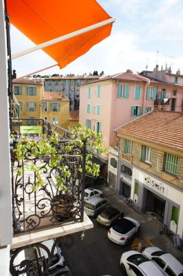 View from the balcony near Place Garibaldi Nice