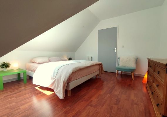 Chambre en duplex lit double